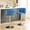 Blue, variant on Swivel Barstools with Foam Filler and Tufted Back / For Home Entertainment