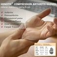 thumbnail image 3 of Fingerless Breathable Arthritis Compression Gloves, 3 of 5