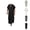 Black, variant on Thobe for Men Summer Short Sleeve V Neck Side Slit Kaftan Thobe Islam Arabic Clothes Lightweight Cotton Linen Caftans