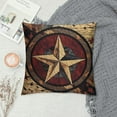 thumbnail image 2 of GOSMITH  Western Texas Star Pillow Cover - Rustic Farmhouse Decorative Throw Pillow Covers Vintage Western Style Retro Cushion Cover for Sofa Car Bench Living Room Home Decor, 2 of 5