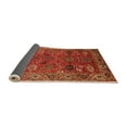 thumbnail image 2 of Ahgly Company Indoor Round Oriental Orange Traditional Area Rugs, 6' Round, 2 of 4
