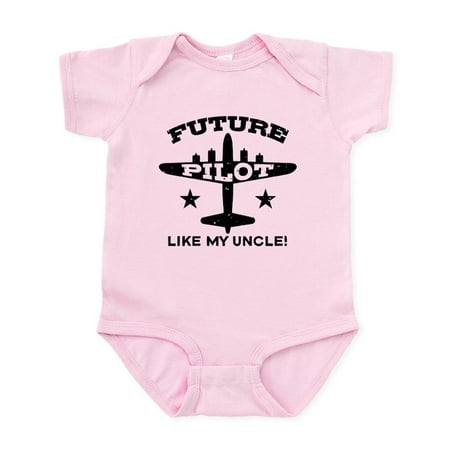 

CafePress - Future Pilot Like My Uncle Infant Bodysuit - Baby Light Bodysuit Size Newborn - 24 Months