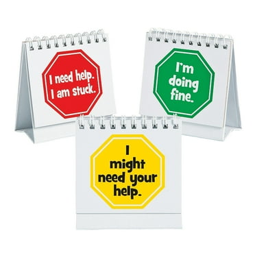 I Need Help Mini Flip Charts - Educational - 12 Pieces