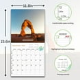 QIEZHON 2025 National Parks CalendarCelebrate Nature's Every Day
