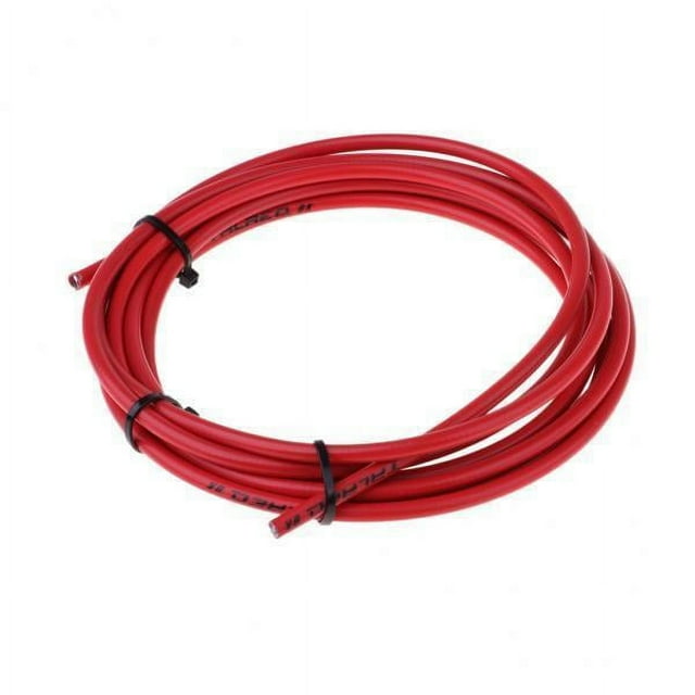 koolsoo 4xBicycle Brake Cable Line Housing Tube Pipe Wire Cover Protector 5mm Red 4 Pcs