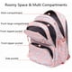 thumbnail image 2 of Mochila escolar primaria para niñas, mochila impermeable para estudiantes con lonchera y estuche para lápices., 2 of 4