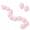 Light Pink, variant on 6 Inch Light Blue Linking Balloons 120-Piece Kit for DIY Party Garland Arch Decor
