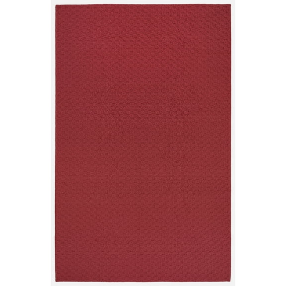 Garland Rug Town Square Chili Red Indoor Area Rug, 6' x 9'