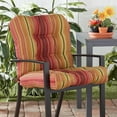 thumbnail image 3 of Greendale Home Fashions Kinnabari Stripe Outdoor Dining Chair Cushion, 3 of 8