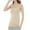 Beige, variant on Kaemgyyd Summer Tops for Women Soft Cozy Sleeveless Pajama Tee Sleepwear Solid Spaghetti Strap Scoop Neck Basic Cami Undershirt