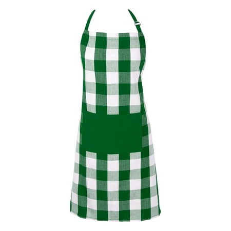 

Shamrock Green Buffalo Check Chef Apron