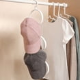 thumbnail image 3 of Opvise Versatile Plastic Wig Hanger with Foldable Design - Non-Slip, Space-Saving Storage for Wigs, Hats, Scarves, Jewelry - Tear-Resistant & Durable Home Decor Organizer, 3 of 7