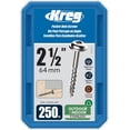 thumbnail image 1 of Tornillos de bolsillo KREG SML-C250S5-250 de acero inoxidable, 1 of 6