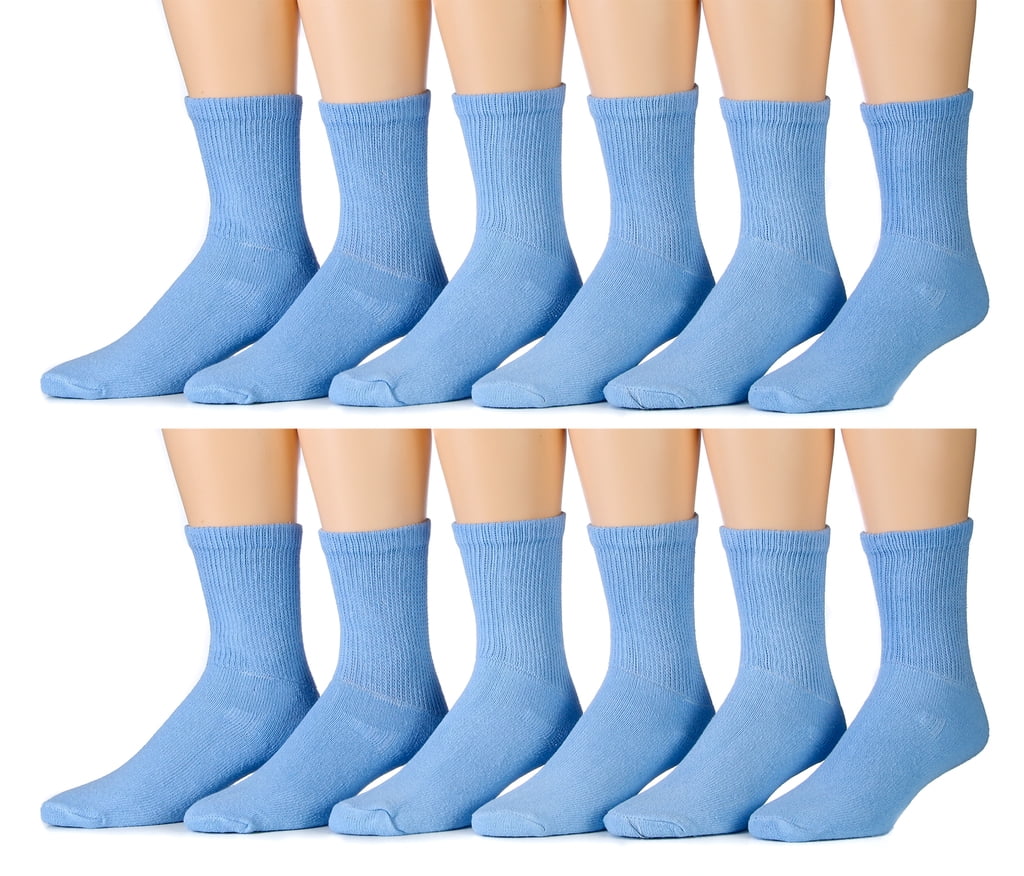 cotton blue socks