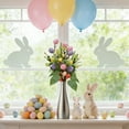 thumbnail image 4 of Stijggn Easter Flowers Artificial Easter Gifts Egg Picks with Colorful Eggs Green Eucalyptus Leaves for Floral Arrangement-Centerpiece Wreath Decoration, 4 of 6