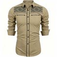 thumbnail image 3 of Toddler Kids Girls Boys Shirt Tops Long Sleeve Fashion Chest Print Casual Collar Shirt Casual Summer Tees 10-11 Years, 3 of 4