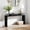 Black, variant on LKTART Farmhouse Warp Resistant MDF Console Table, Black