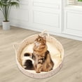 thumbnail image 6 of Cat Scratcher Cardboard,2 in 1 Oval Cat Scratch Pad Bowl for Indoor Kitty Grinding Claw,Round Kittens Scratching Board Corrugated Lounge Pet Beds&Furniture Protector for Couch&Carpets&Sofas, 6 of 6