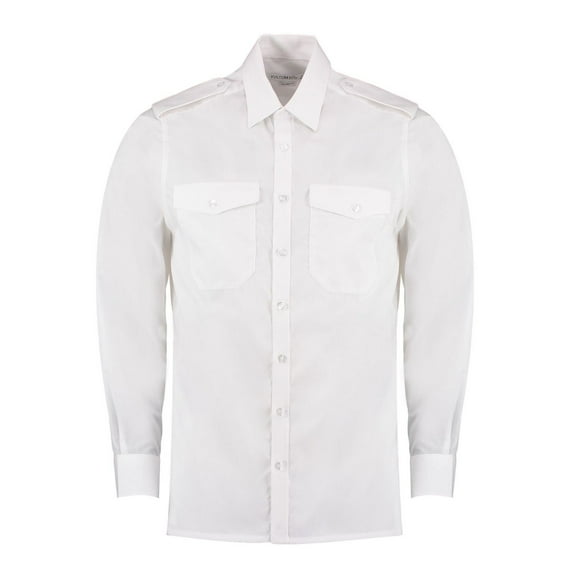 Kustom Kit Mens Long-Sleeved Pilot Shirt