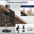thumbnail image 5 of VIVO Single Monitor Desk Mount Stand Fully Adjustable/Tilt for 1 Computer Screen, 5 of 8