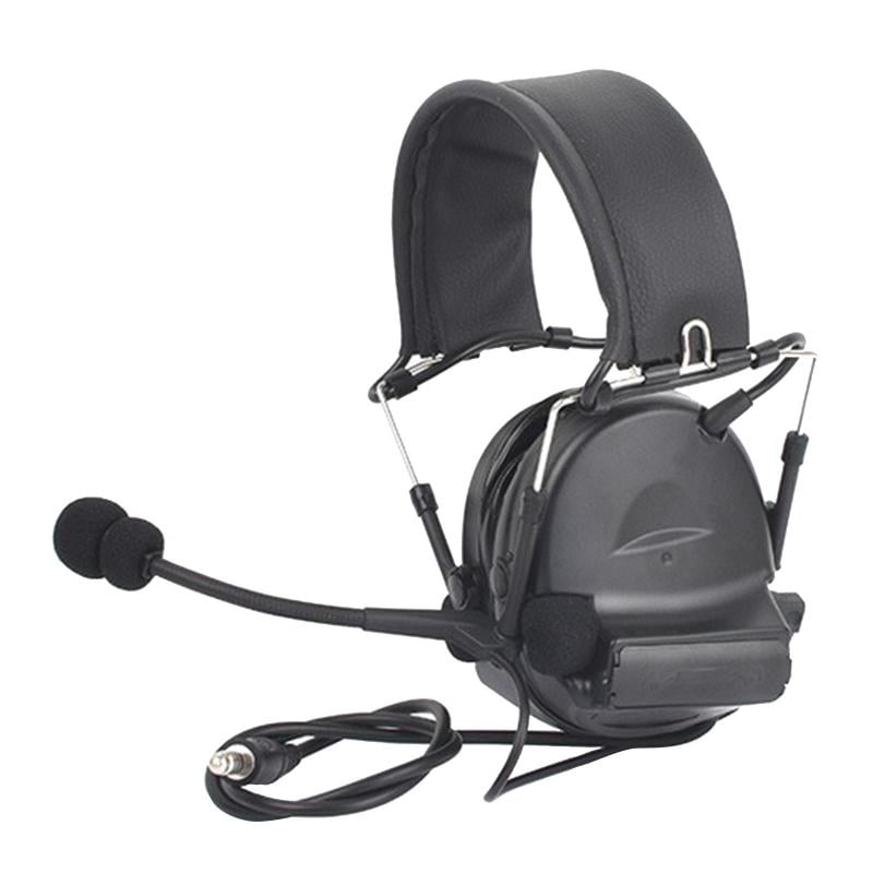 Tactical Headset Mic Hunting Headphone Communication  Shooting Radio 