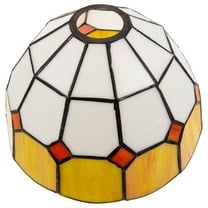 WHAMVOX Glass Lamp Shade Replacement Drum Shades Chandelier Lampshade