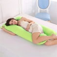 thumbnail image 3 of Eurhowing Large Body Pillow, Full Body Pillow for Side Sleeper, Long Bed Pillow with Detachable Cover for Adults, Hypoallergenic Cooling Fabric (47in, Green), 3 of 8