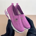 thumbnail image 5 of Shoes Women's Woven Orthopedic Soft Sole Breathable Walking Shoes Slip On Sneakers Clogs Diabetic Sandals Hands Free, Walking Shoes Women, 5 of 5