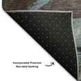 thumbnail image 5 of Addison Rugs Mayfield Premium Machine Washable Transitional Abstract Mocha Rectangle Rug, 3' x 5', 5 of 6