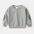 thumbnail image 2 of 3T Long Sleeve Shirt Boy Toddler Sweatshirts Toddler Boys Sweatshirts Toddler Long Sleeve Pullover Sweatshirts Kids Boys Crewneck Tops Shirts 100/18-24 Months Grey, 2 of 9