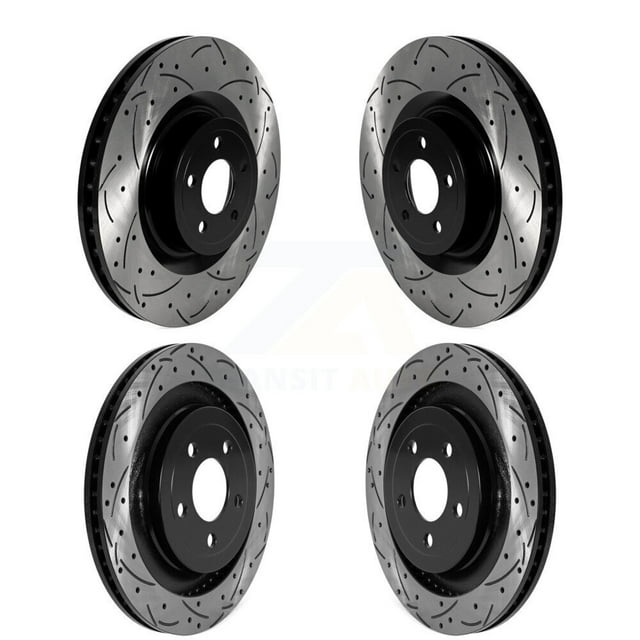 DS-One Kit de Rotors de Frein à Disque à Fente Forée pour Voiture Ford Mustang KD-100573