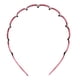 thumbnail image 4 of Diadema de plástico con ondas para mujer, peine para el pelo, pinza para los dientes, 11 cm Vino rojo, 4 of 6