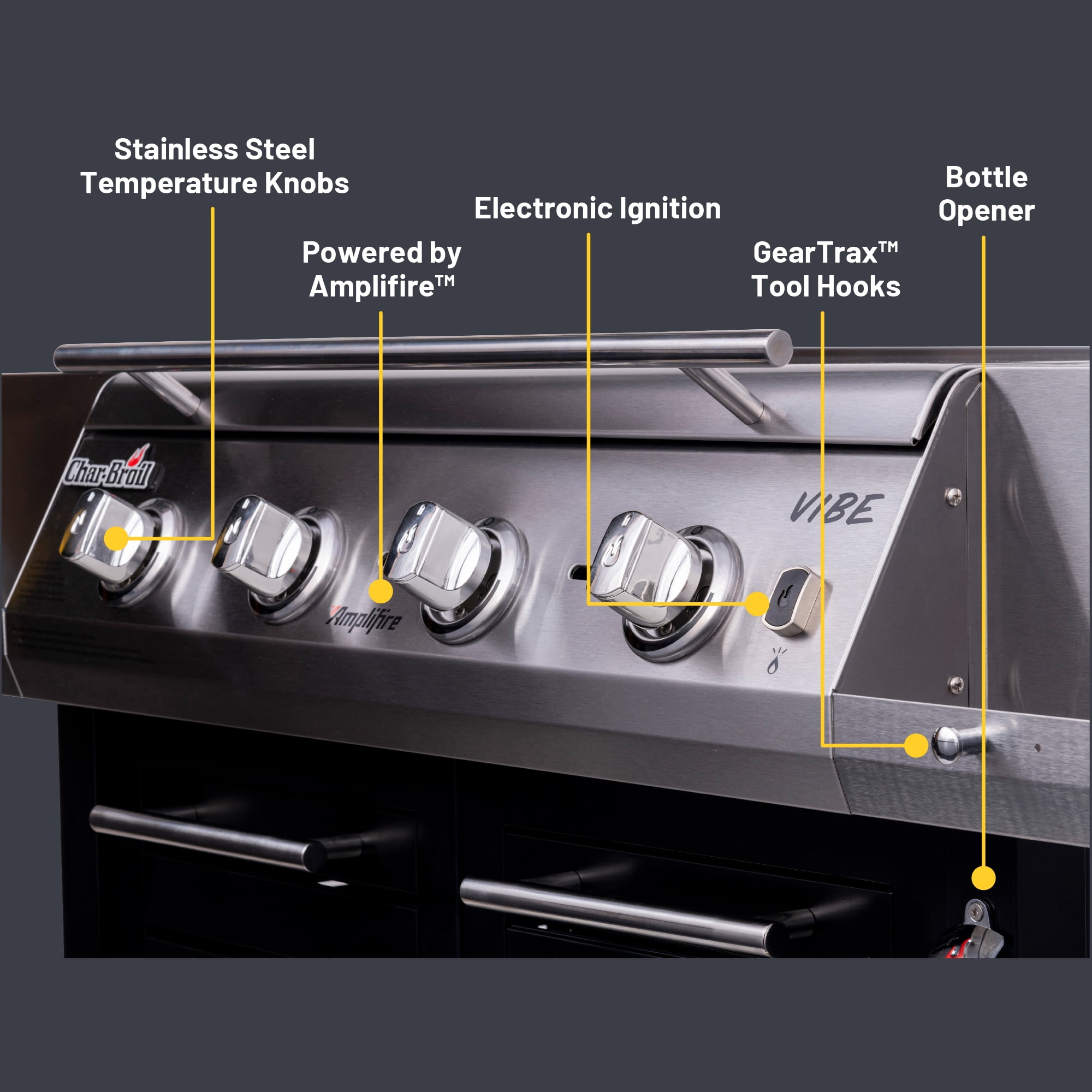Charbroil® Vibe™ 535 Gas Grill - Griddle