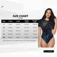 thumbnail image 2 of Rateoe Peacock Feathers Printed Women Rash Guard Short Sleeve,Tummy control Swimsuit Surfing Swimsuit Bathing Suit Short-sleeved Onesie UPF 50+, 2 of 6