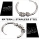 thumbnail image 5 of 1 par de hombres elegantes hombres colgantes hombres oreja piercing pendientes accesorio de moda, 5 of 6
