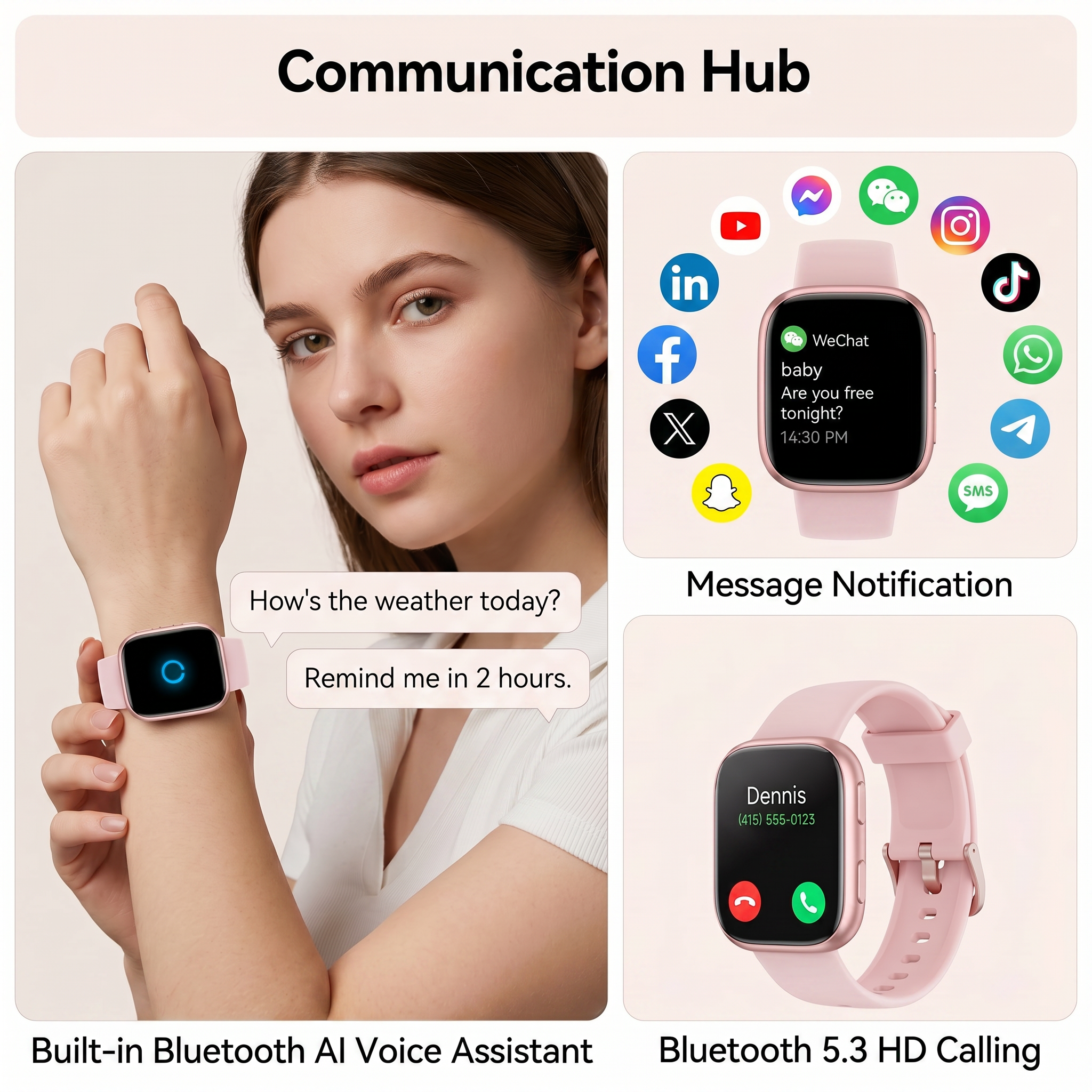 LBSAU 1.83" Smart Watch with Bluetooth Calling photo 6