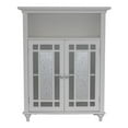 thumbnail image 1 of Elegant Home Fashions ELG-529 Armoire de Sol à Double Porte Windsor - Blanc, 1 of 5
