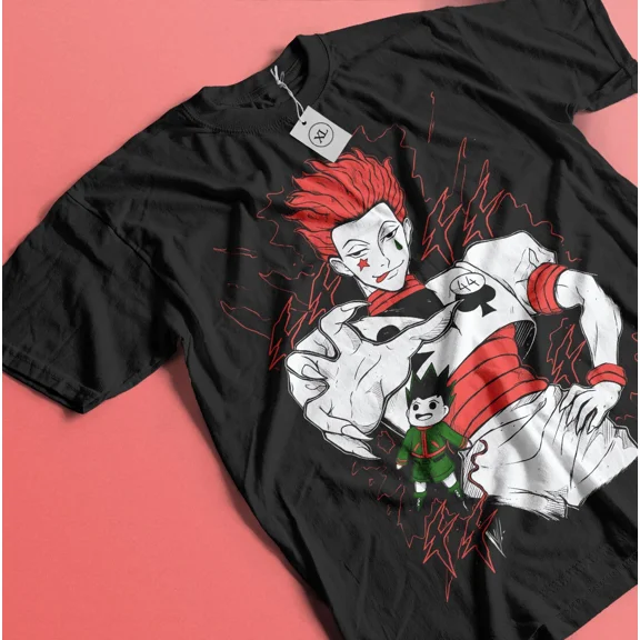 RARE Hisoka T-Shirt Hunter X Hunter Manga Strip HXH Anime Gift Unisex Shirt All Size