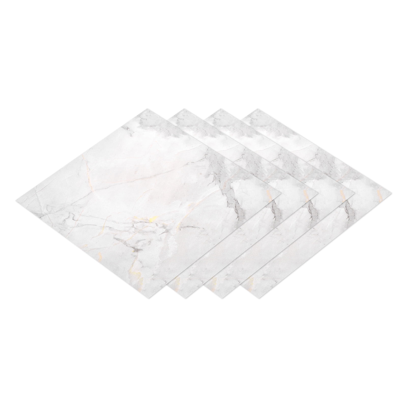 Peel and Stick Floor Wall Tiles Sticker, 4Pack 12"x12" Self Adhesive Matte Frosted for Bedrooms