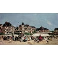 thumbnail image 3 of Boudin, Eugene 18x12 Black Modern Framed Museum Art Print Titled - Casino De Trouville, 3 of 5