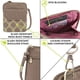 thumbnail image 3 of Bolsa Travelon Anti-Theft Signature acolchada y delgada bolsa Sable, 3 of 9