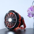 thumbnail image 4 of Ventilador portátil de Camping con ventilador de tienda de lámpara LED carga USB, del coche doméstico ligero, silencioso pero potente viento Soledad Ventilador de escritorio para el hogar, 4 of 10