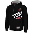 thumbnail image 2 of Men's Tommy Jeans Black Miami Heat Bernard Half-Zip Hoodie, 2 of 4