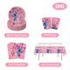thumbnail image 3 of Decoración de cumpleaños de Disney Lilo y Stitch, juego de vajilla con puntada rosa, globos, mantel, vaso de papel, plato, telón de fondo, suministros para fiesta, 3 of 5