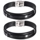thumbnail image 5 of unbranded 2Ud De Cuero Negro Para Estilo Vintage Ideal Para Fiestas Y Eventos, 5 of 8