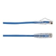thumbnail image 3 of Black Box Slim-Net - Patch cable - RJ-45 (M) to RJ-45 (M) - 2 ft - UTP - CAT 6a - booted, molded, stranded - blue, 3 of 3