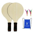 thumbnail image 3 of Almencla 2 Pieces Kids Badminton Paddle Set Pickleball Physical Exercise Toys Badminton Racket Shuttlecock Paddle Set for Beach Family 2 Small Balls, 3 of 8