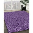 thumbnail image 3 of Ahgly Company Machine Washable Indoor Rectangle Transitional Heliotrope Purple Area Rugs, 5' x 8', 3 of 7