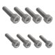 thumbnail image 4 of 10x Durable M3 / DIN912 ágono Enchufe Head Tornillo De Tornillo Inferior M3x20mm Yotijar Los tornillos de titanio, 4 of 5