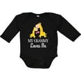 thumbnail image 3 of Inktastic Grammy Loves Me Giraffe Boys or Girls Long Sleeve Baby Bodysuit, 3 of 5